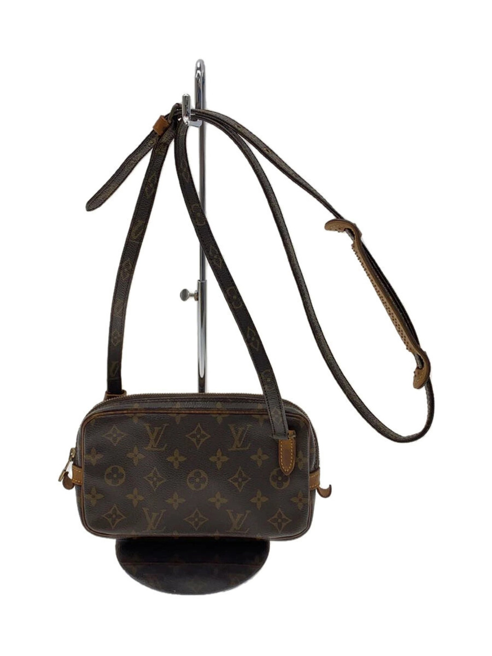 Louis Vuitton Pochette Marly Bandouliere Monogram Canvas Brown